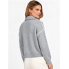 image:imageANRABESS Cropped Sweaters for Women Quarter Zip Pullover 2026 Fall OutfitsGrey