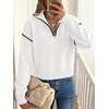 image:imageANRABESS Cropped Sweaters for Women Quarter Zip Pullover 2026 Fall OutfitsWhite