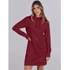 image:imageANRABESS Hoodie Dress for Women Long Sleeve Sweatshirt Dresses with PocketsRed