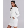 image:imageANRABESS Hoodie Dress for Women Long Sleeve Sweatshirt Dresses with PocketsWhite