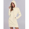 image:imageANRABESS Hoodie Dress for Women Long Sleeve Sweatshirt Dresses with PocketsYellow