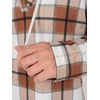 image:imageANRABESS Hoodies for Women Waffle Knit Oversized SweatshirtBrown Plaid