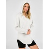 image:imageANRABESS Hoodies for Women Waffle Knit Oversized SweatshirtWhite