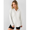image:imageANRABESS Hoodies for Women Waffle Knit Oversized SweatshirtWhite