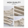 image:imageANRABESS Lounge Sets for Women Fuzzy Fleece Pajama SetBeige