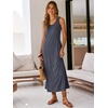 image:imageANRABESS Maxi Dresses for Women Summer Casual Tank DressDeep Grey
