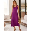 image:imageANRABESS Maxi Dresses for Women Summer Casual Tank DressFuchsia
