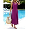 image:imageANRABESS Maxi Dresses for Women Summer Casual Tank DressFuchsia