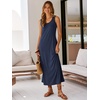 image:imageANRABESS Maxi Dresses for Women Summer Casual Tank DressNavy Blue