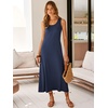 image:imageANRABESS Maxi Dresses for Women Summer Casual Tank DressNavy Blue