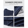 image:imageANRABESS Maxi Dresses for Women Summer Casual Tank DressNavy Blue