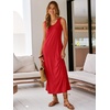 image:imageANRABESS Maxi Dresses for Women Summer Casual Tank DressRed