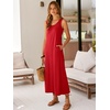 image:imageANRABESS Maxi Dresses for Women Summer Casual Tank DressRed