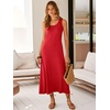 image:imageANRABESS Maxi Dresses for Women Summer Casual Tank DressRed