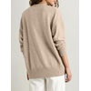 image:imageANRABESS Oversized Sweaters for Women Batwing Fall OutfitsAlmond