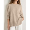 image:imageANRABESS Oversized Sweaters for Women Batwing Fall OutfitsAlmond