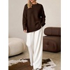 image:imageANRABESS Oversized Sweaters for Women Batwing Fall OutfitsCoffee