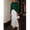image:imageANRABESS Oversized Sweaters for Women Batwing Fall OutfitsDark Green