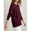 image:imageANRABESS Oversized Sweaters for Women Batwing Fall OutfitsDark Red