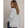 image:imageANRABESS Oversized Sweatshirt for Women Fall lightweight Air Layer TopsLight Grey