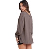 image:imageANRABESS Oversized Sweatshirt for Women Off the Shoulder V Neck Sweater TopLight Brown