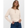 image:imageANRABESS Ribbed Long Sleeve Henley Shirts for WomenBeige