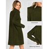 image:imageANRABESS Sweater Dress for Women Fall Oversized Crewneck Long Sleeve DressArmy Green