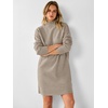 image:imageANRABESS Sweater Dress for Women Fall Oversized Crewneck Long Sleeve DressKhaki