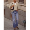 image:imageANRABESS Sweaters for Women 2026 Fall Long Sleeve Lightweight Pullover TopsAlmond