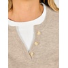 image:imageANRABESS Sweaters for Women 2026 Fall Long Sleeve Lightweight Pullover TopsAlmond