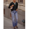image:imageANRABESS Sweaters for Women 2026 Fall Long Sleeve Lightweight Pullover TopsBlack