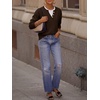image:imageANRABESS Sweaters for Women 2026 Fall Long Sleeve Lightweight Pullover TopsCoffee