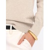 image:imageANRABESS Sweaters for Women Polo Collared Knit Long Sleeve PulloverAlmond