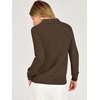 image:imageANRABESS Sweaters for Women Polo Collared Knit Long Sleeve PulloverBrown