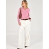 image:imageANRABESS Sweaters for Women Polo Collared Knit Long Sleeve PulloverPink