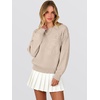 image:imageANRABESS Sweaters for Women Trendy 3D Floral Knit 2026 Fall Fashion OutfitsBeige