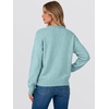 image:imageANRABESS Sweaters for Women Trendy 3D Floral Knit 2026 Fall Fashion OutfitsBlue