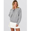 image:imageANRABESS Sweaters for Women Trendy 3D Floral Knit 2026 Fall Fashion OutfitsGrey