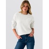 image:imageANRABESS Sweaters for Women Trendy 3D Floral Knit 2026 Fall Fashion OutfitsWhite