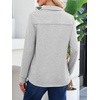 image:imageANRABESS Sweatshirt for Women Long Sleeve Pullover Polo Shirts Fall WinterGrey