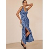 image:imageANRABESS Wedding Guest Dresses for Women Mesh Semi Formal Maxi DressDusty Blue