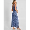 image:imageANRABESS Wedding Guest Dresses for Women Mesh Semi Formal Maxi DressDusty Blue