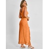 image:imageANRABESS Wedding Guest Dresses for Women Mesh Semi Formal Maxi DressOrange