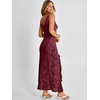 image:imageANRABESS Wedding Guest Dresses for Women Mesh Semi Formal Maxi DressWined