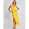 image:imageANRABESS Wedding Guest Dresses for Women Mesh Semi Formal Maxi DressYellow