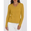 image:imageANRABESS Women 100 Wool Long Sleeve Sweaters Fall Business Casual Outfits