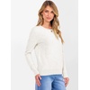 image:imageANRABESS Women 100 Wool Long Sleeve Sweaters Fall Business Casual OutfitsBeige