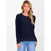 image:imageANRABESS Women 100 Wool Long Sleeve Sweaters Fall Business Casual OutfitsNavy Blue