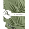 image:imageANRABESS Women Deep V Neck Wedding Guest Formal Maxi DressZlong Sleeve Gray
