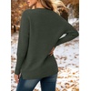 image:imageANRABESS Women Fall Oversized Long Batwing Sleeve Ribbed SweatersArmy Green